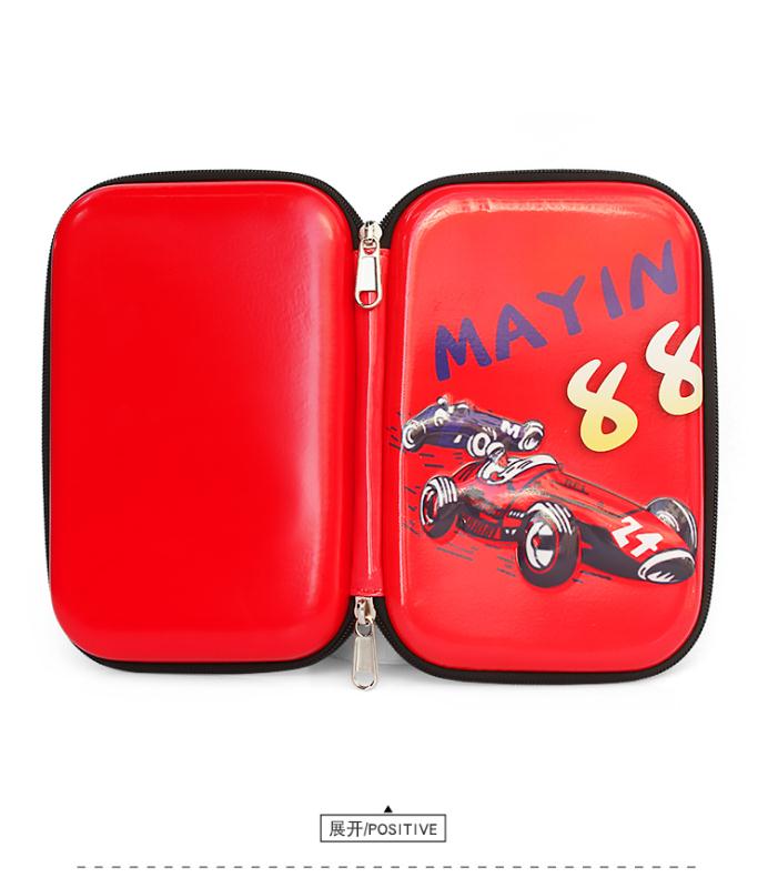 Factory Direct Sales Large Capacity Eva Car Red Pencil Case Children's Pencil Case Primary School Pencil Case Multi-Functional Creative Stationery Pen Case undefined
