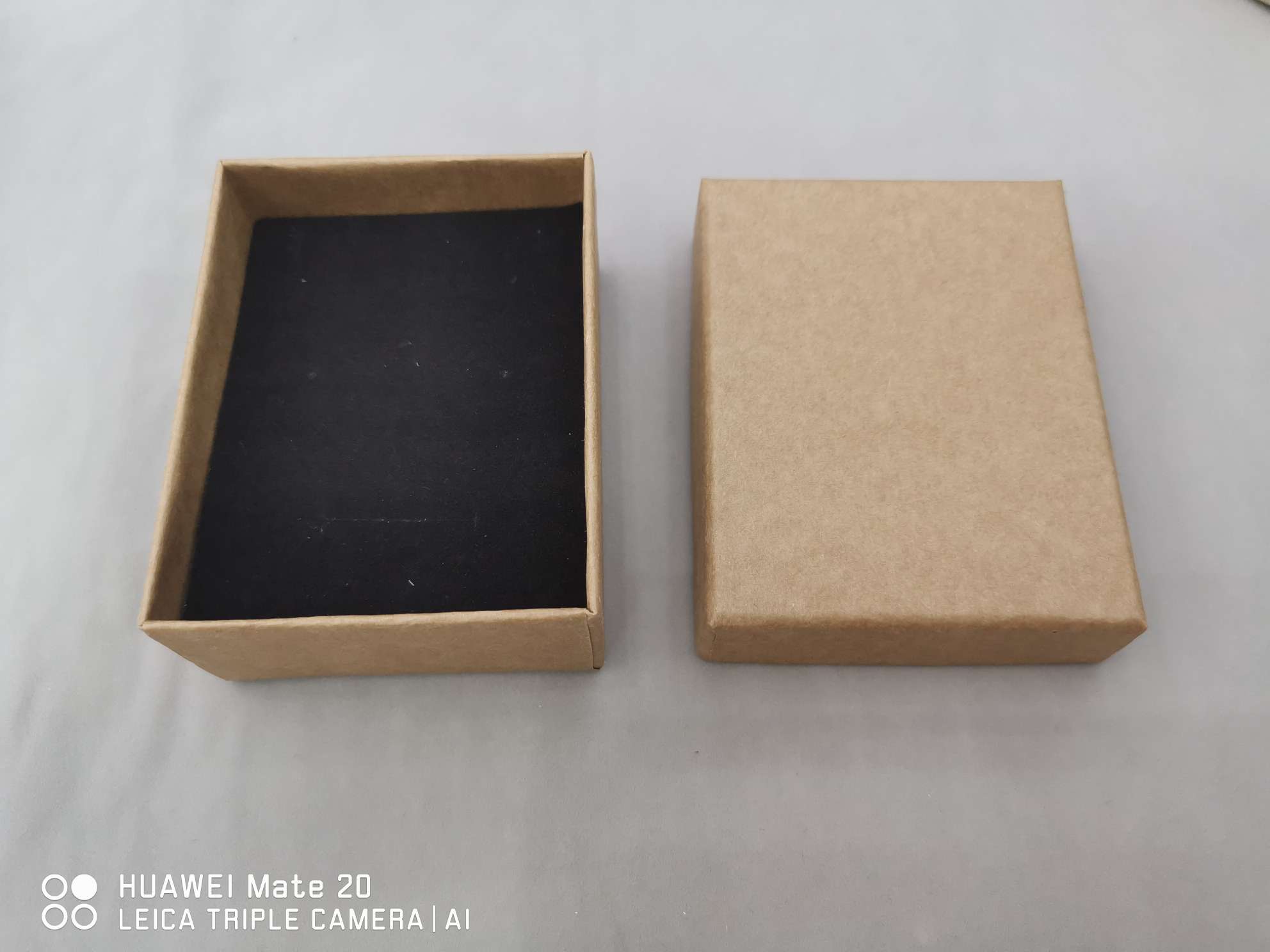 Jewelry Box Bow Jewelry Box Square Earrings Stud Bracelet Packing Box details Picture