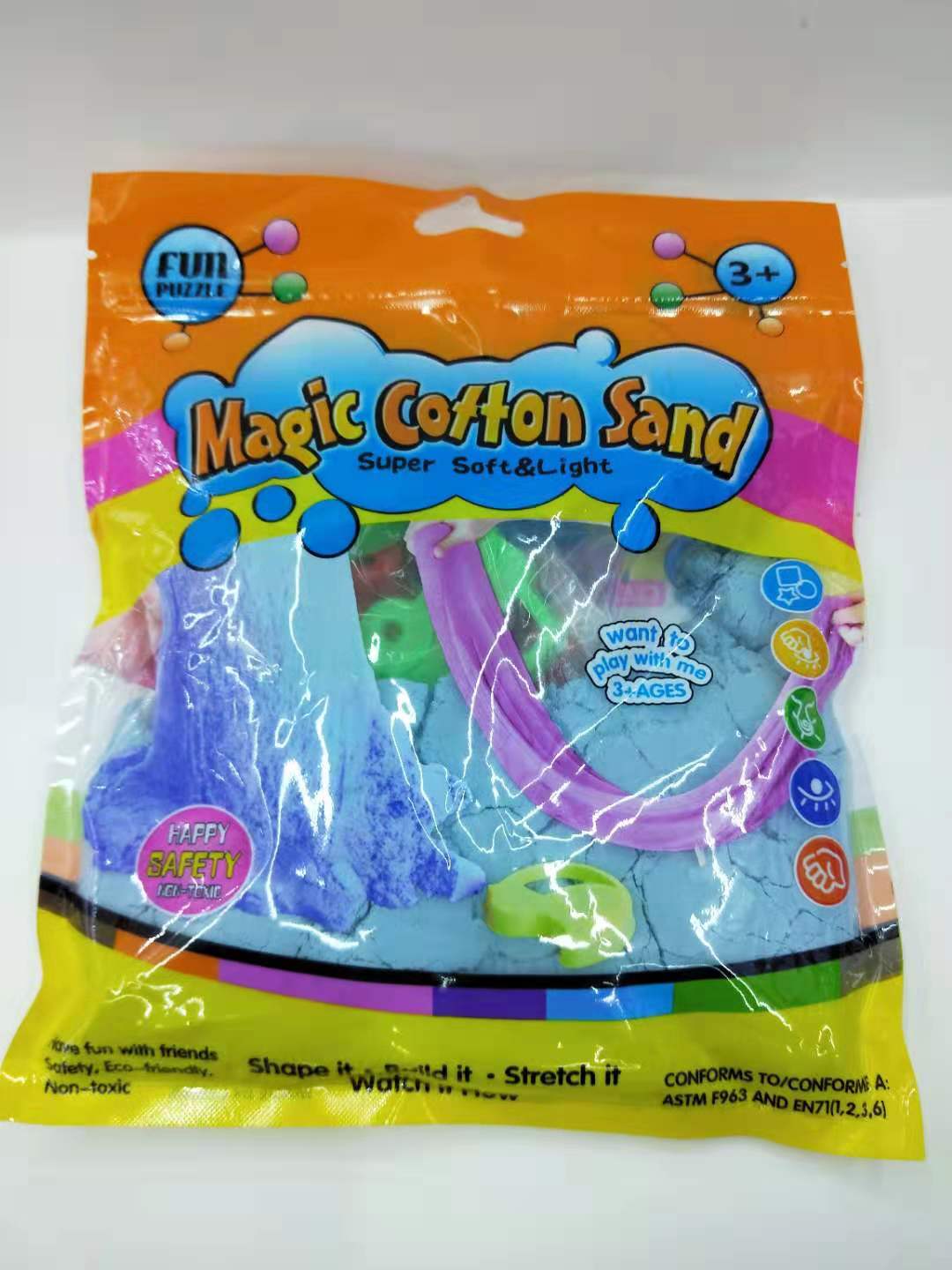 400克彩盒棉花沙