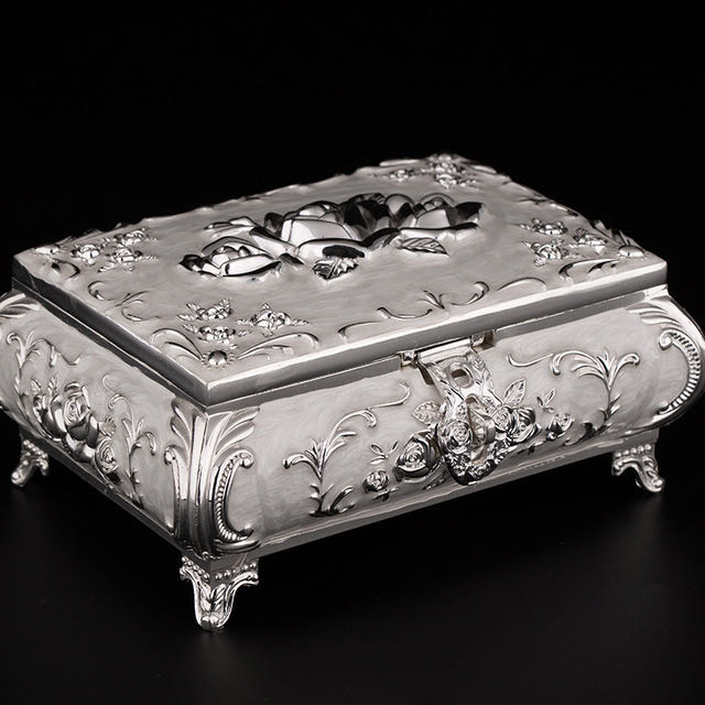 European-style Russian metal storage boxes, jewelry boxes, handicrafts, high-end retro and creative factory direct sales Item Picture