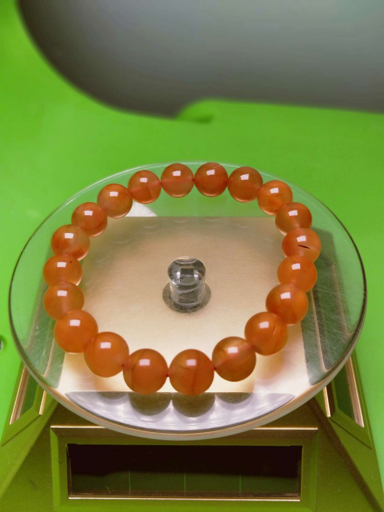 Brazilian natural crystal (sunstone) bracelet