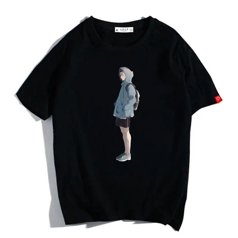 纯棉t恤男士夏季潮流新款T秋装潮牌体男装短袖细节图