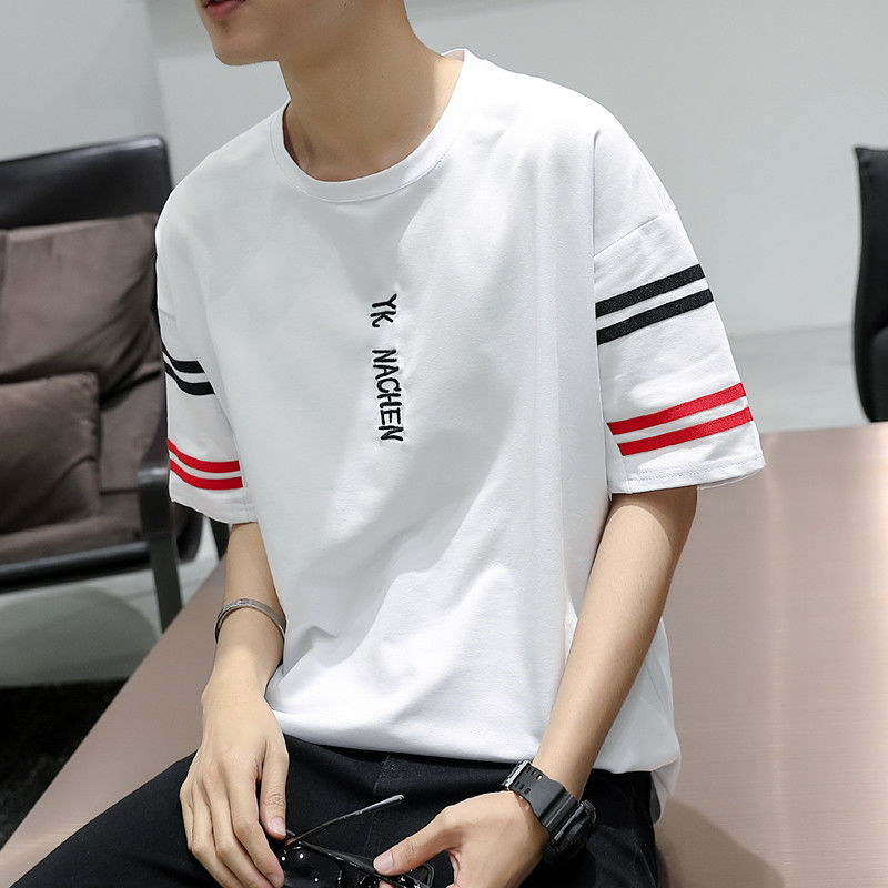 男士夏季潮流新款T秋装潮牌体男装短袖