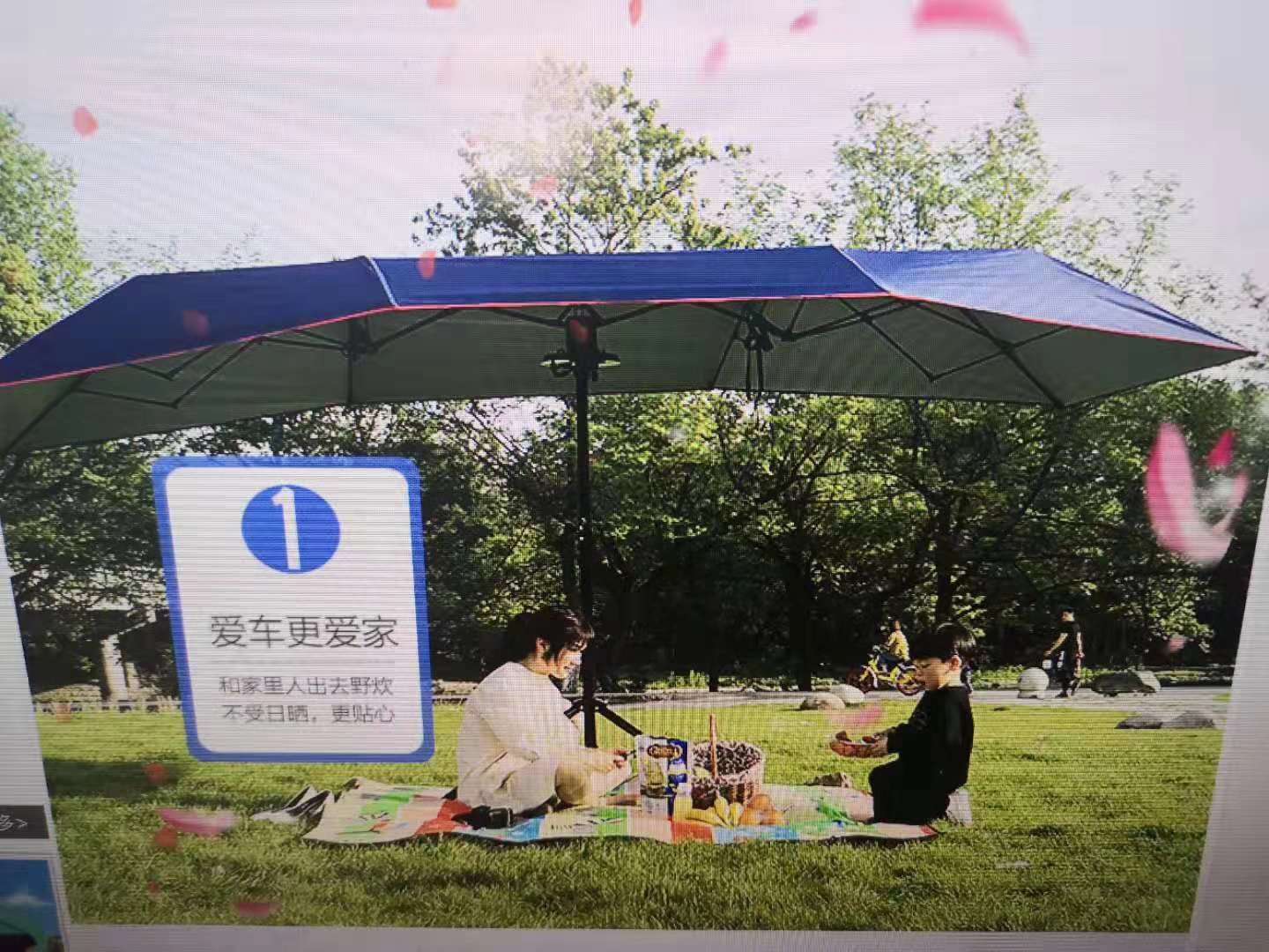 遮阳伞、太阳伞实物图