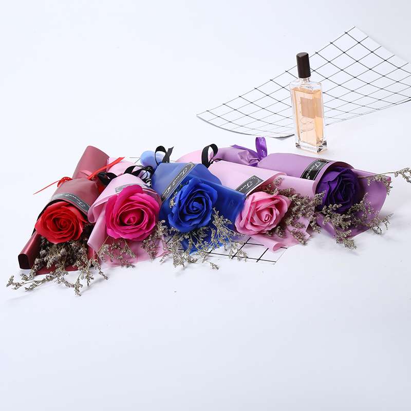 Valentine's Day preserved flowers, dried flowers, Teachers' Day, Mother's Day, Christmas, birthday, wedding gifts, soap, roses, artificial flower fields, Ruo