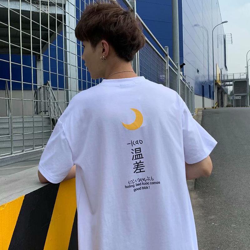 Pure cotton T-shirt for men's summer trend new T-shirt autumn fashion brand men's short-sleeved shirt details Picture
