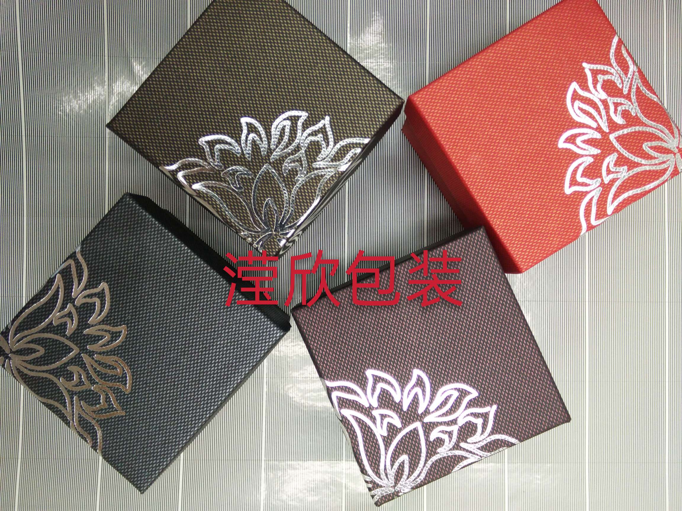 Jewelry box Box Square lotus watch box gift box thumbnail