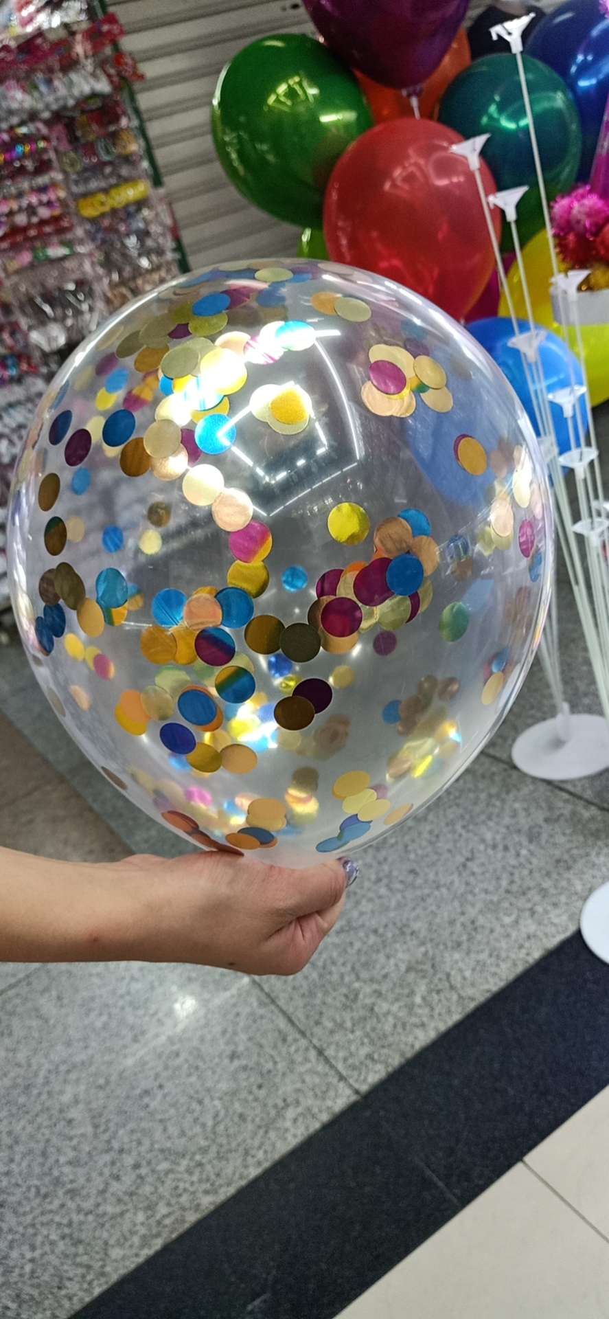 五彩亮片乳胶气球