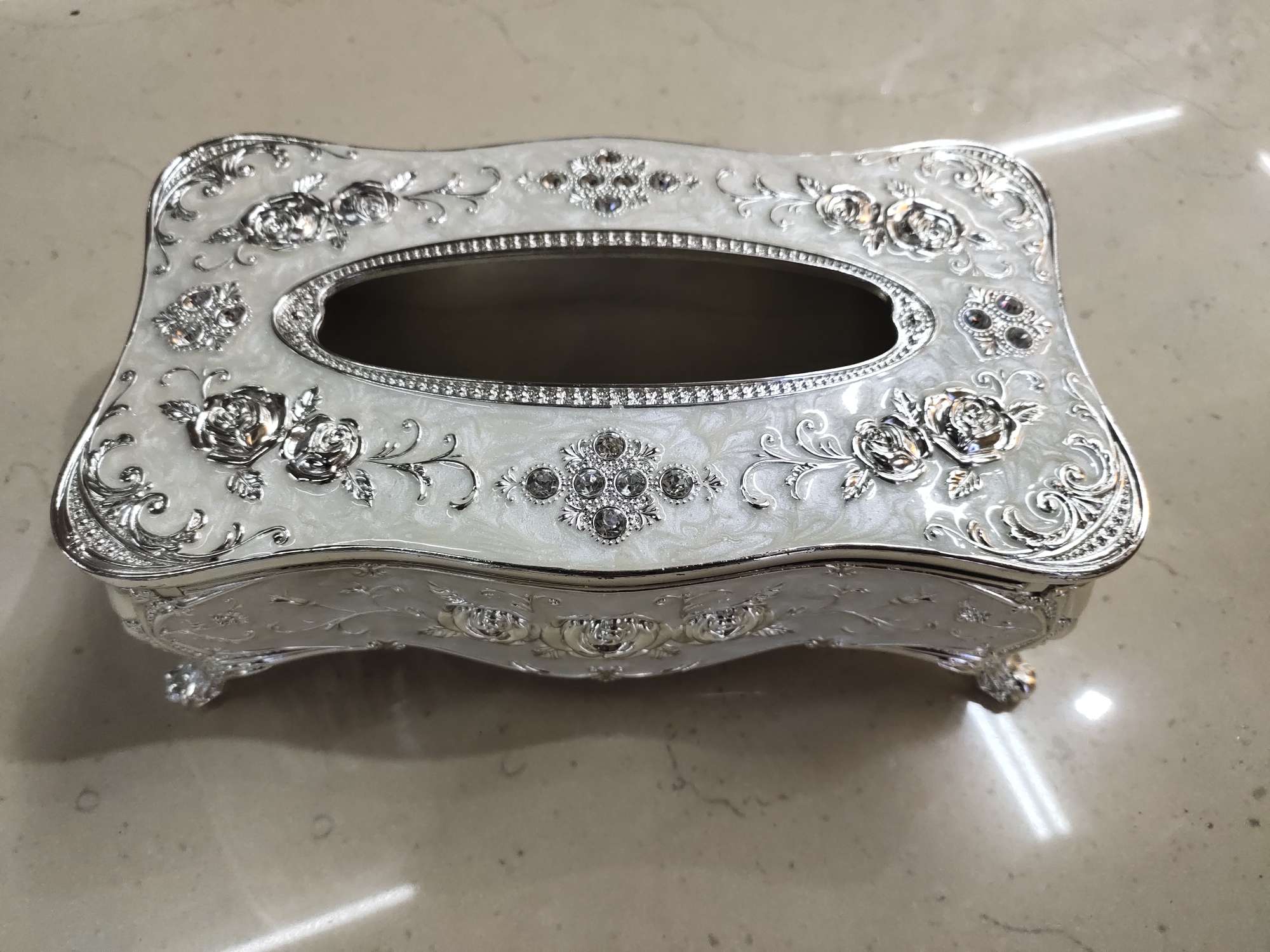 锌合金纸巾盒，家居用品