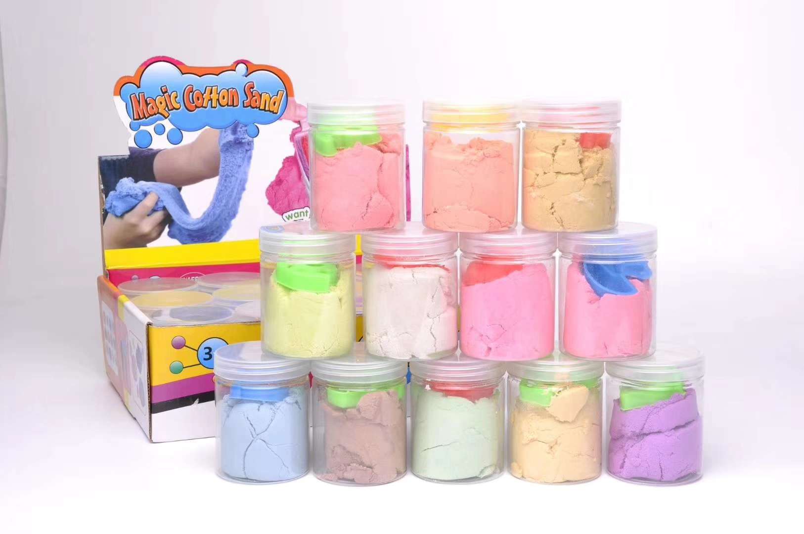 110克展示盒棉花沙