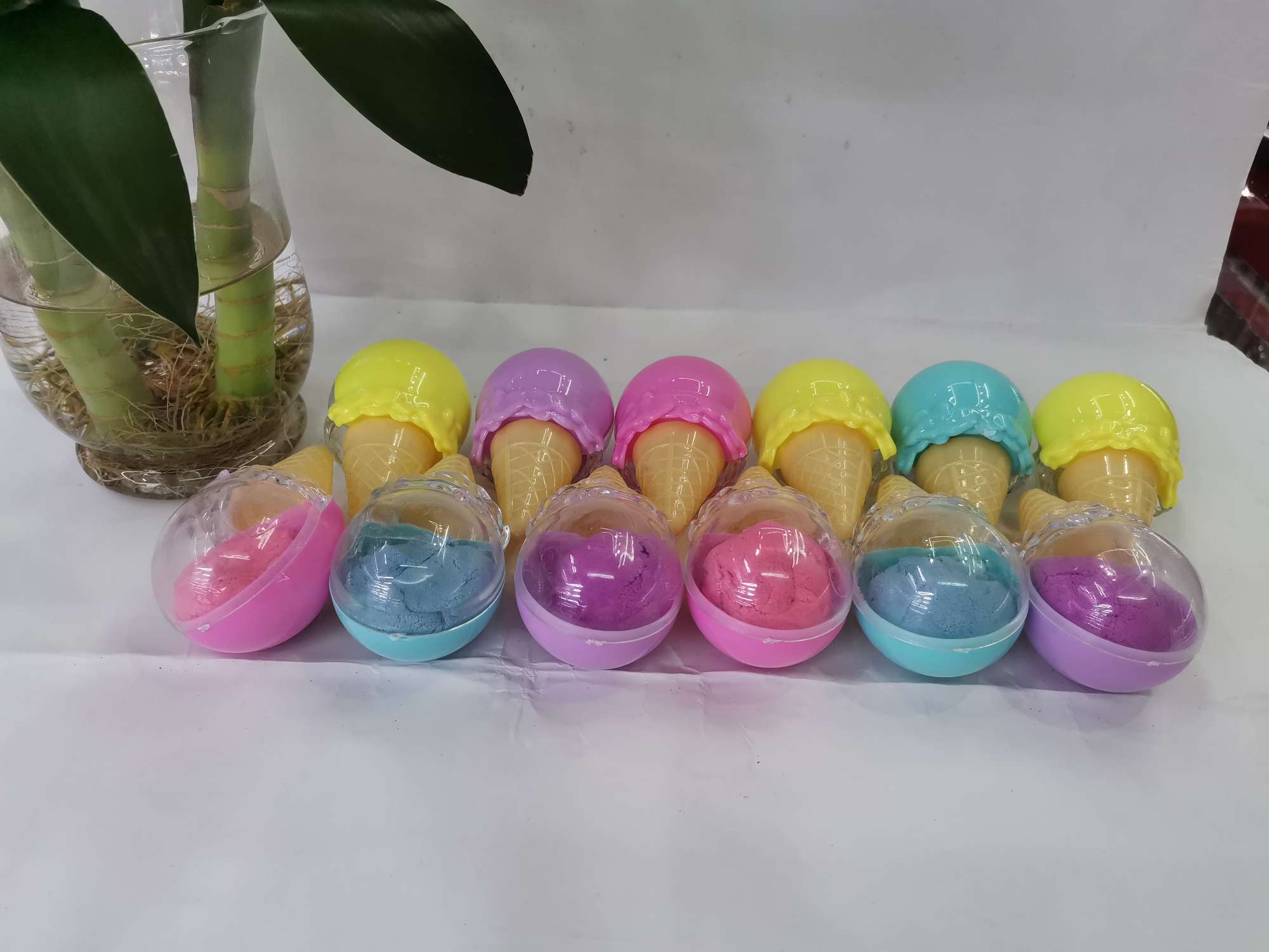 冰淇淋款棉花沙白底实物图