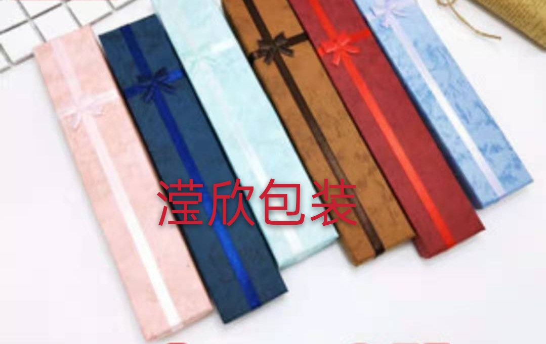 Jewelry packaging gift box storage box bow bracelet box thumbnail