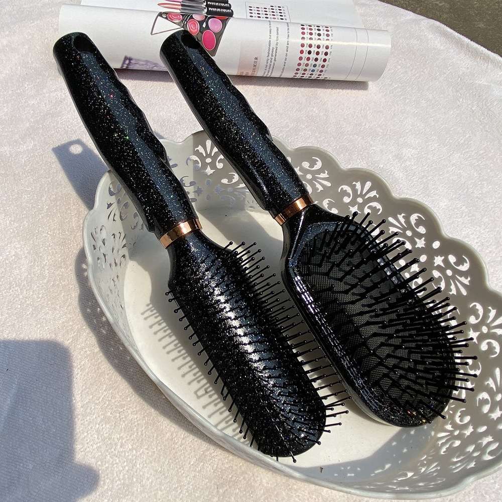 现货地摊批发 按摩梳珠光漆梳子 保健气囊梳 美发梳 卷发梳顺发梳详情图6