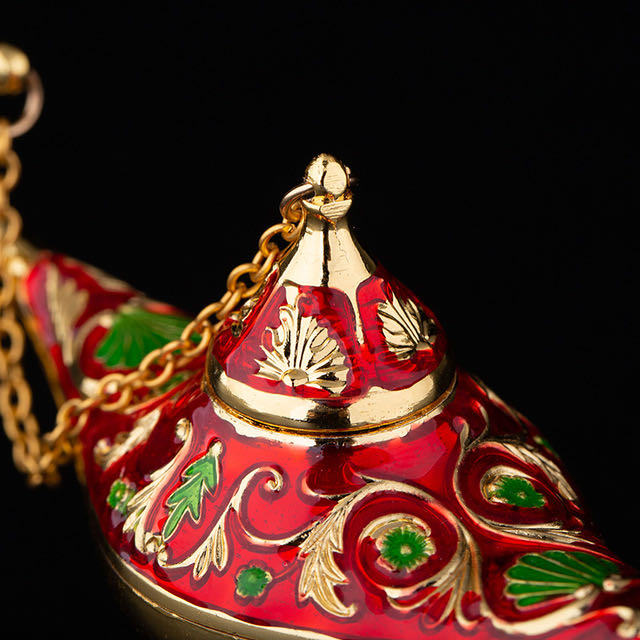Aladdin's Magic Lamp retro metal handicraft wishing lantern Home creative display gift Item Picture