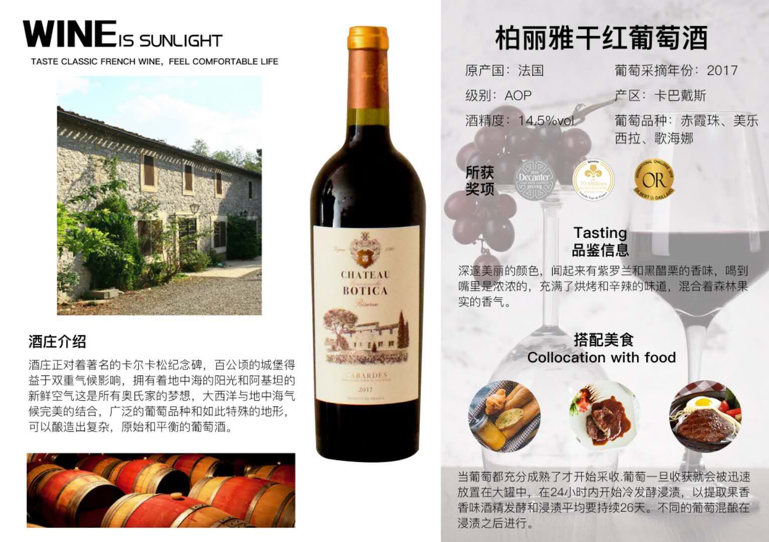 Paris Dry Red Wine Application Scenario