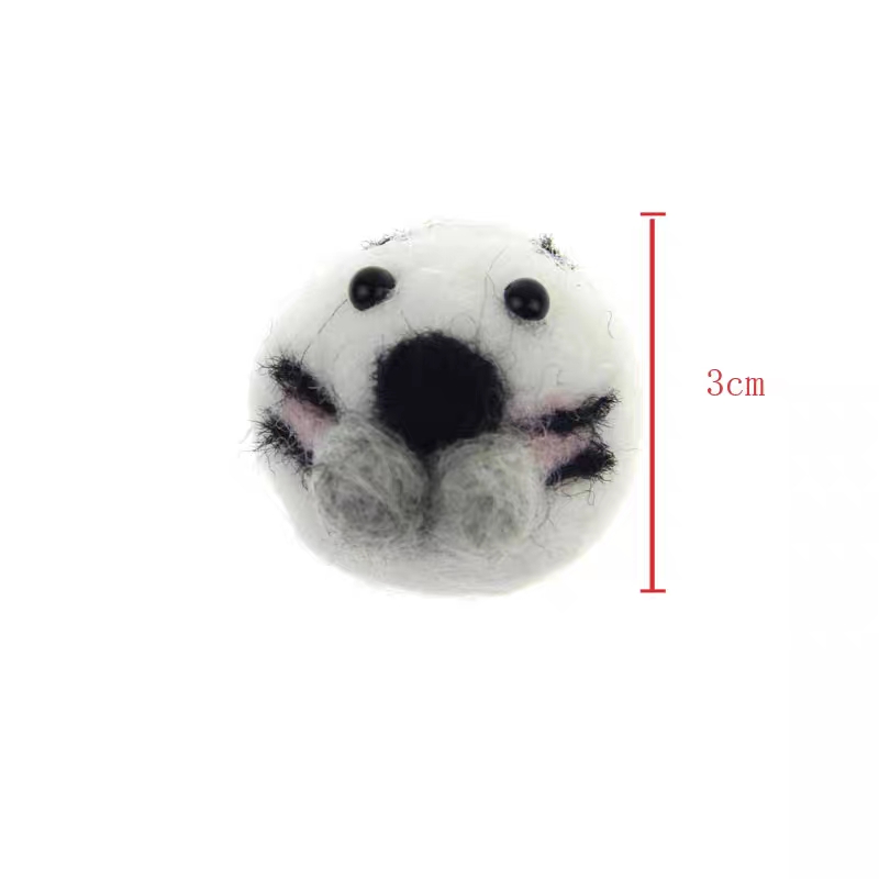 Zaxi accessories, wool felt, Poke Poke Fun, sea lion children's toys, headwear, animal head pendants, materials, DIY jewelry accessories