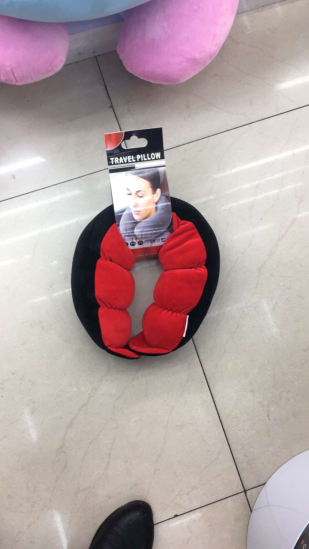 Elastic super bamboo orange U - shaped neck guard pillow
