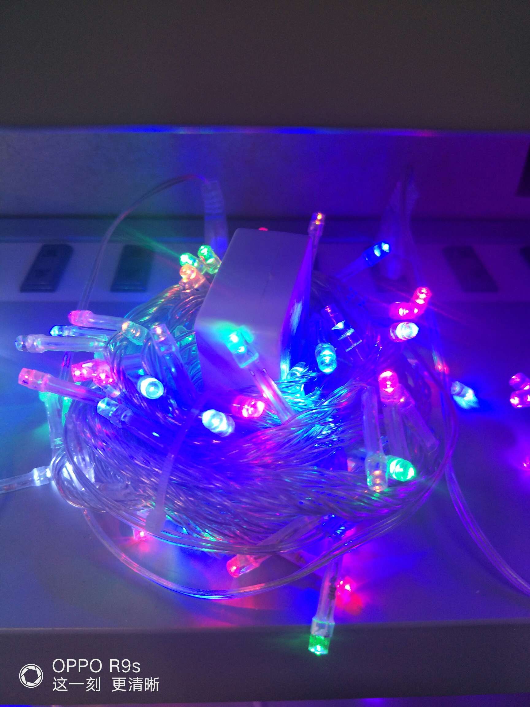 100L LED light string in color