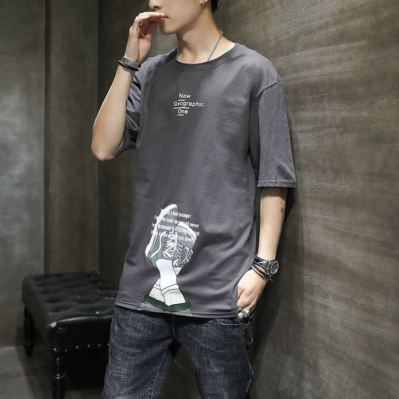 Men's summer fashion popular logo for fall men's short sleeves thumbnail