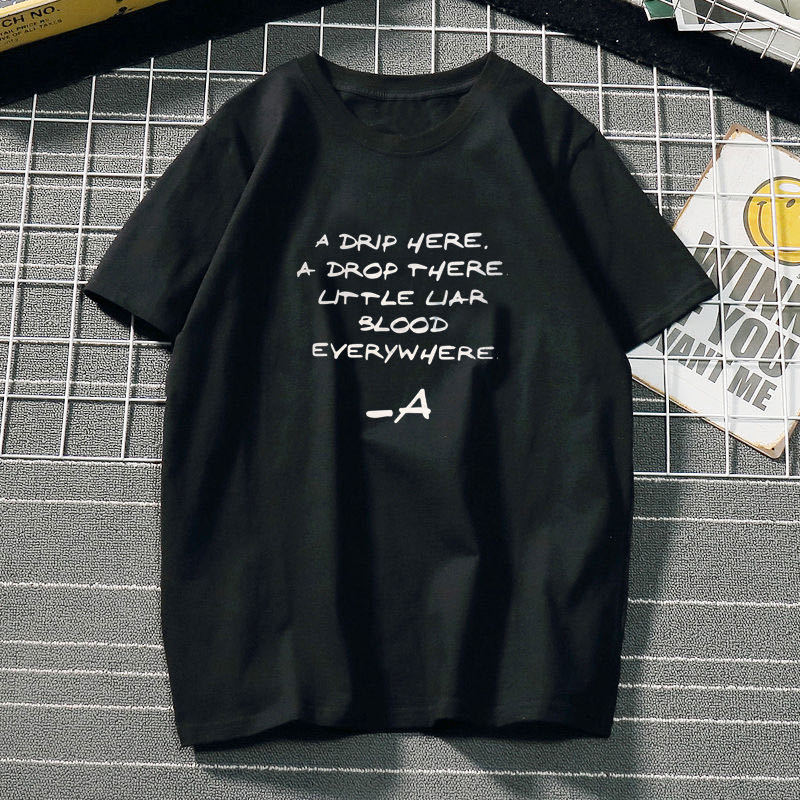 纯棉t恤男夏季潮流新款T秋装潮牌体男装短袖