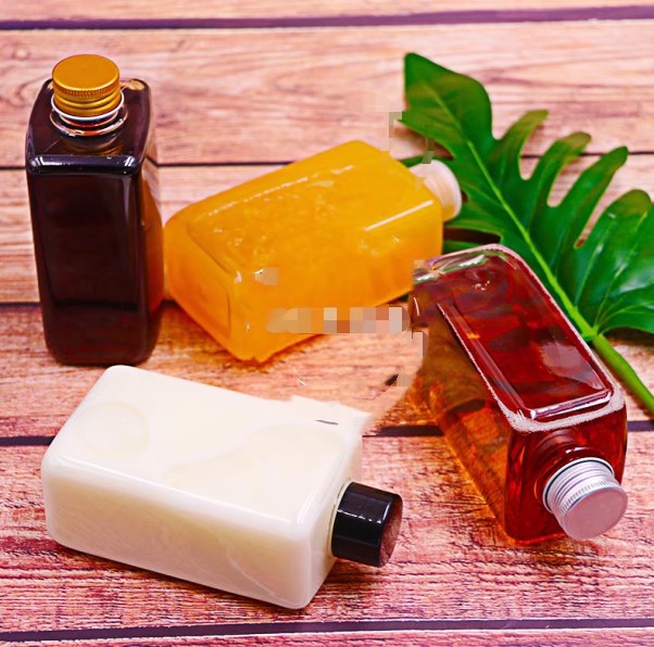 250ML square flat bottle