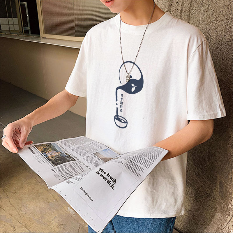 Men's summer fashion popular logo for autumn men short thumbnail
