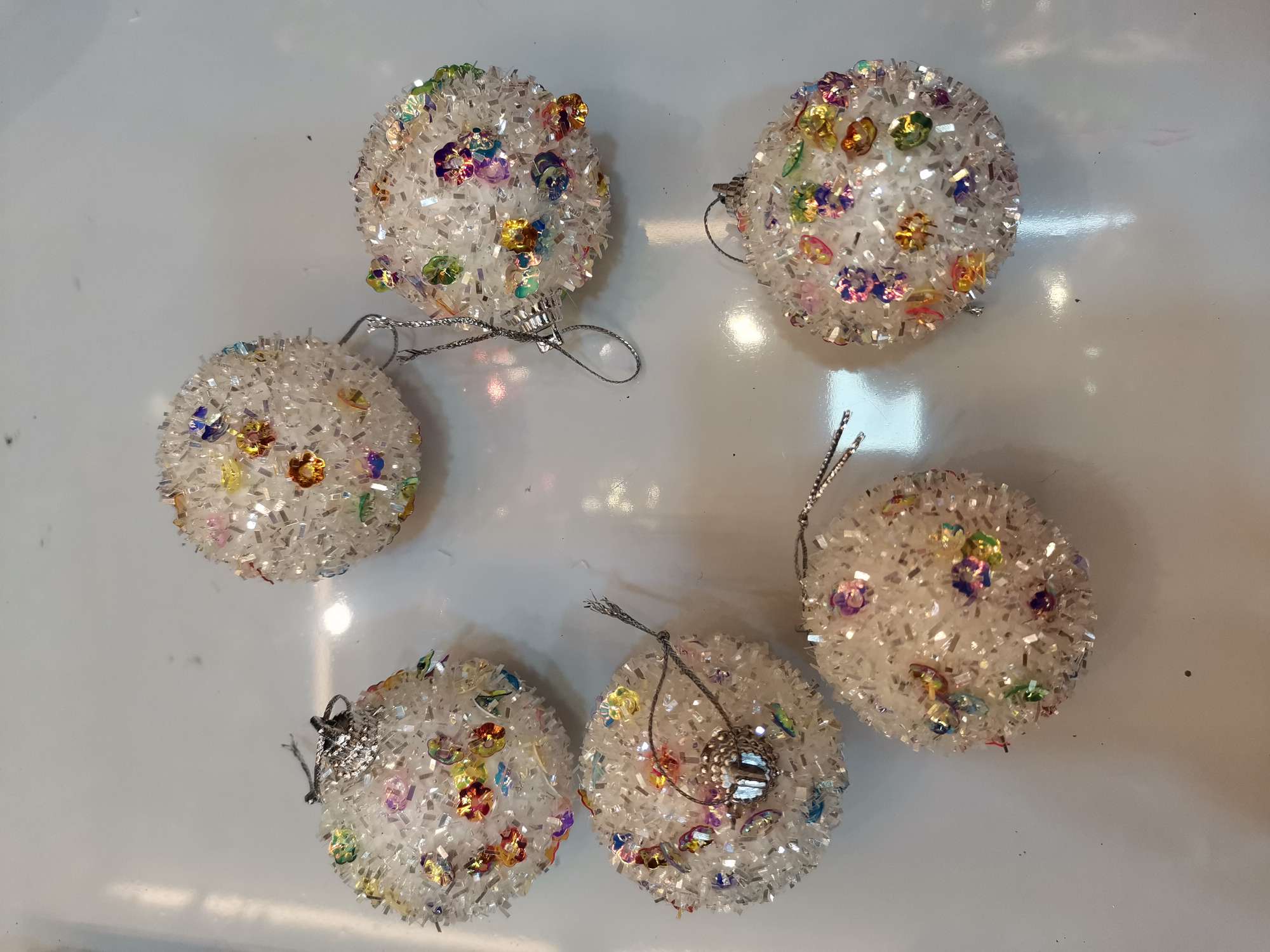 5.5CM Christmas balls, 6 in a box Application Scenario