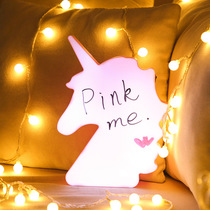 Unicorn letter light box