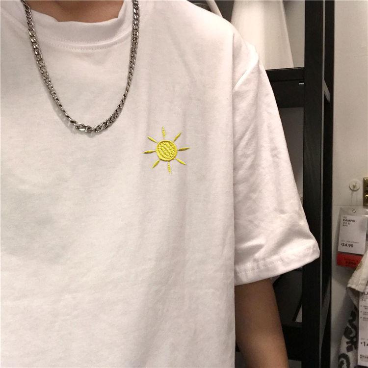 Cotton t shirt men's summer fashion new t fall popular logo body men's wear thumbnail