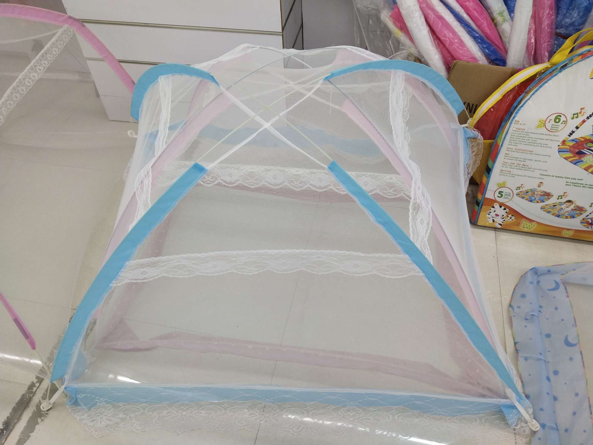 婴儿防蚊蚊帐婴儿床夏季儿童魔术蚊帐可折叠详情图1