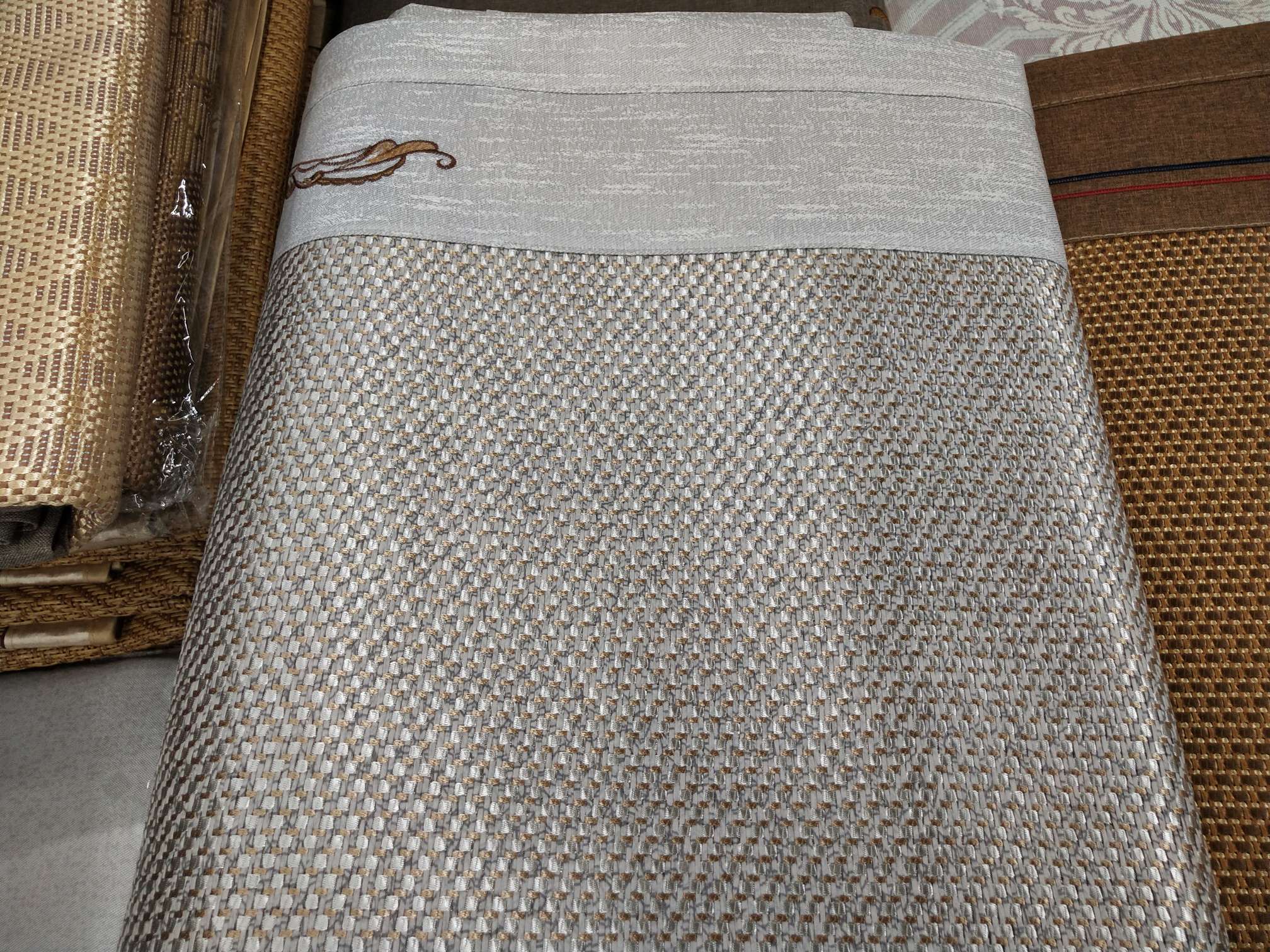Summer ice rattan mat mat three-piece silver thumbnail