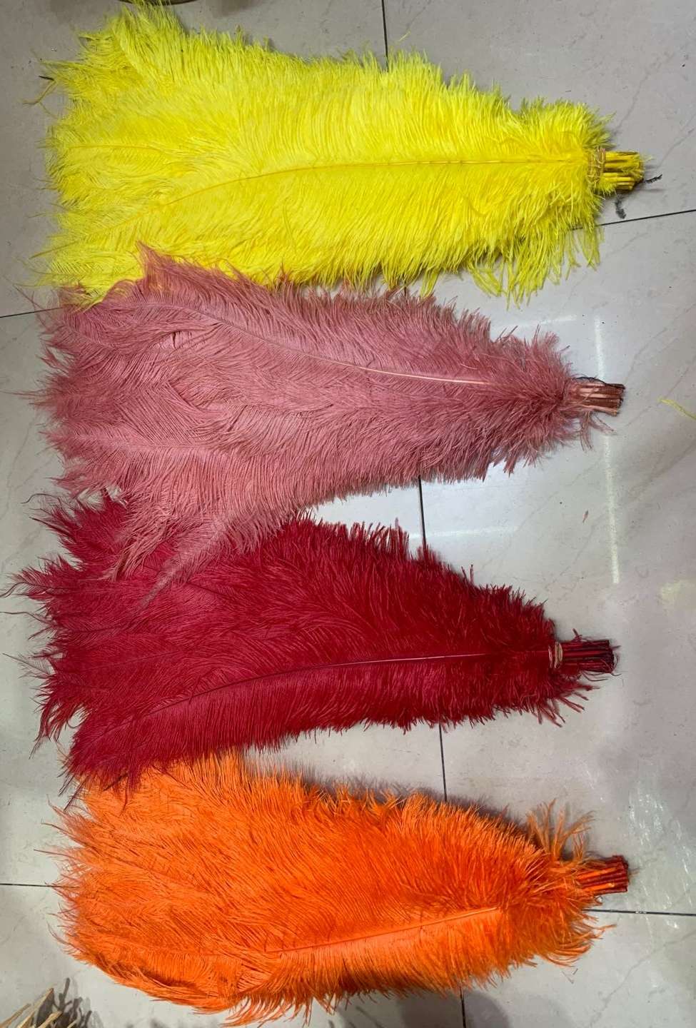 进口鸵鸟毛羽毛装饰园艺婚庆饰品配件装饰细节图