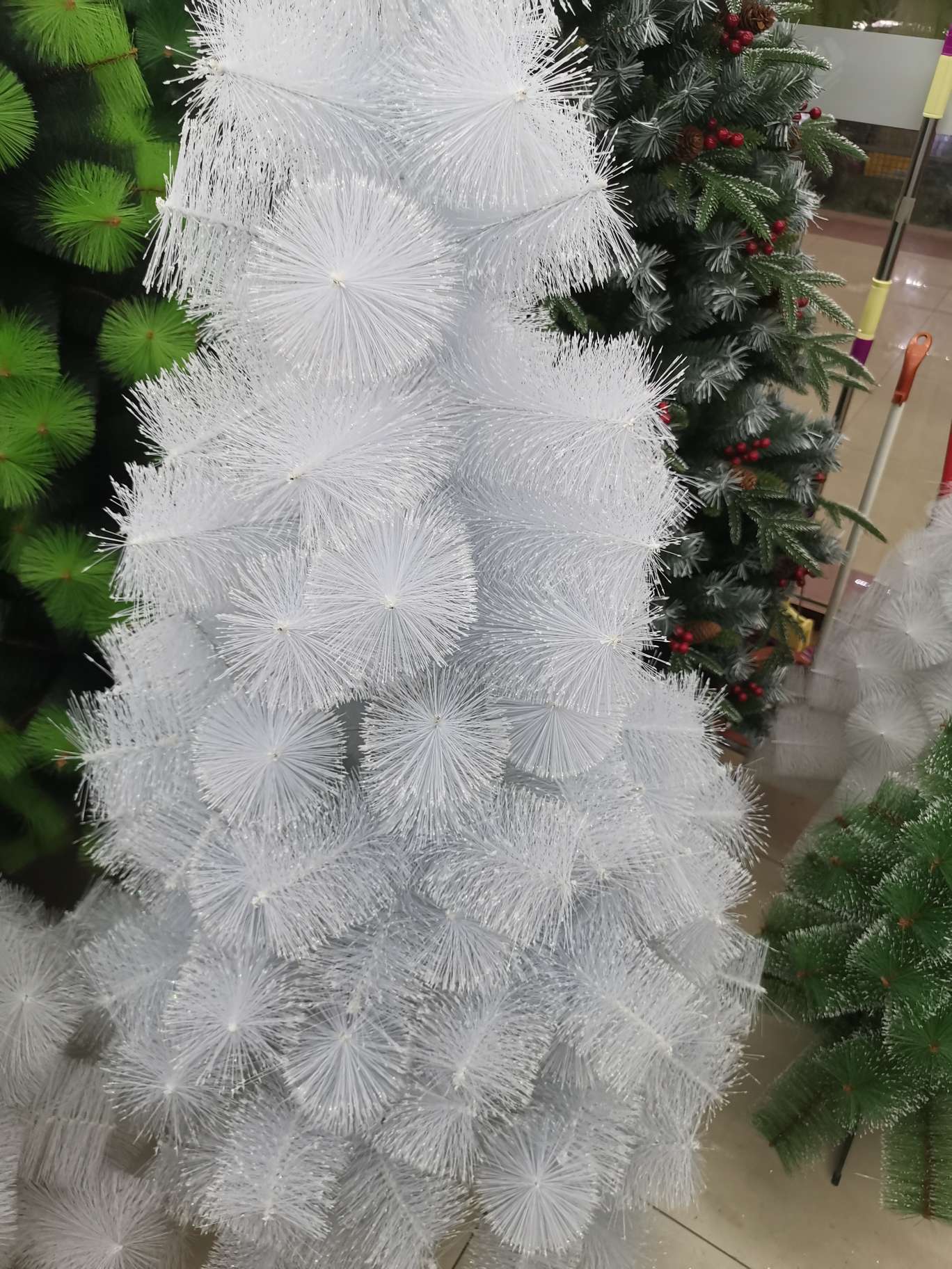 White pine needle stained with seven color powder 1.2 meters thumbnail