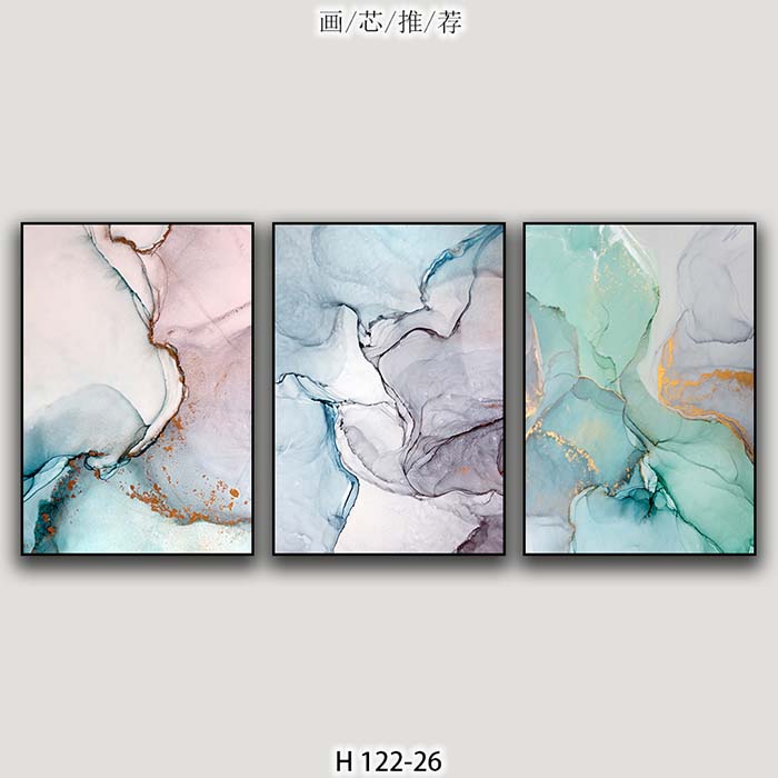 Triptych Sofa Background Drawing Hotel Decorative Painting Club Decorative Painting undefined