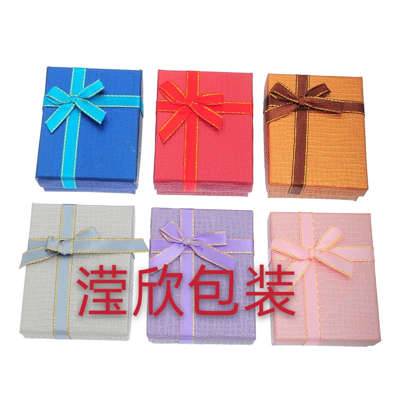 Bow necklace earrings ring multi-purpose gift box thumbnail