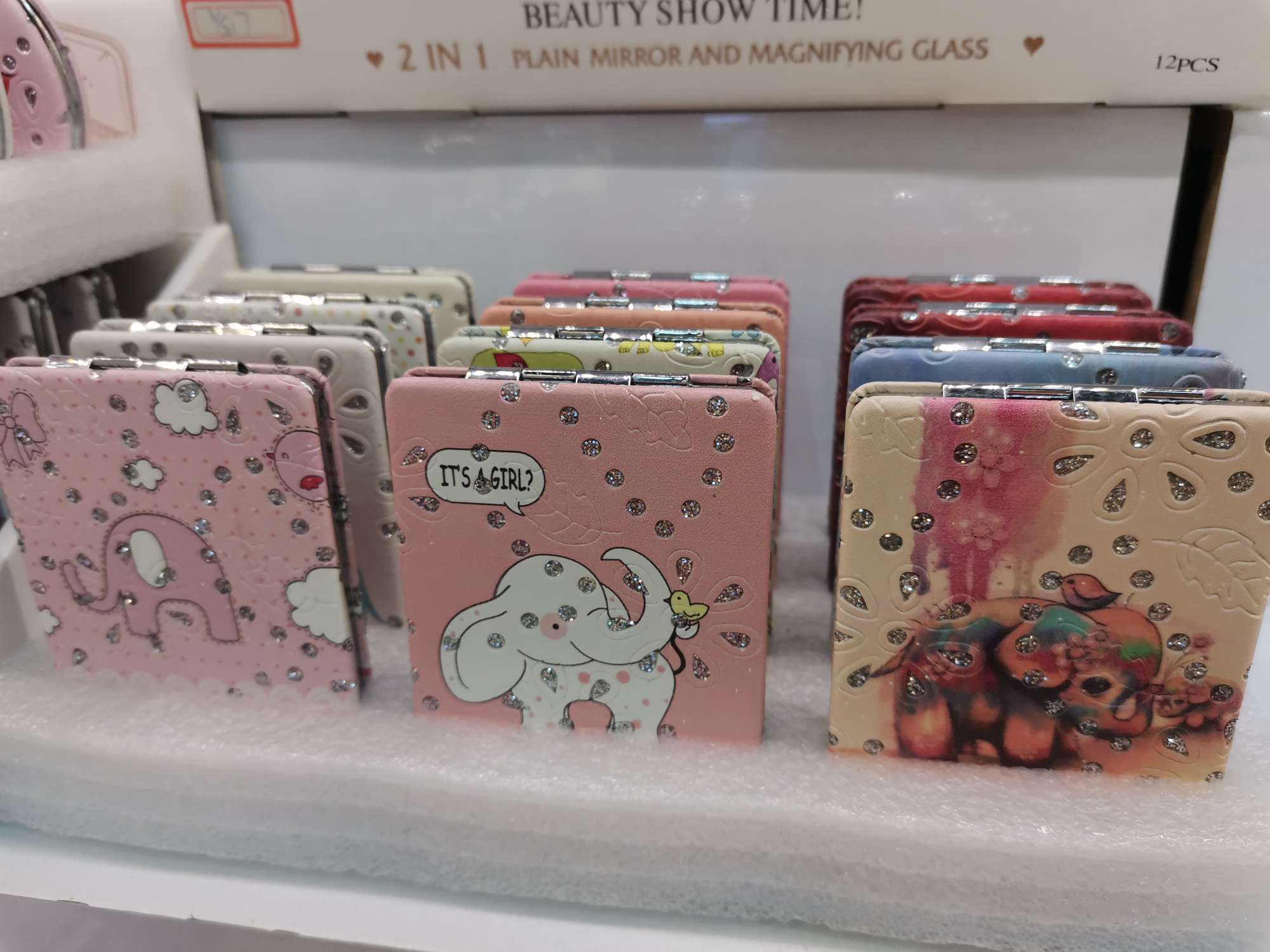 大象吉祥化妆镜