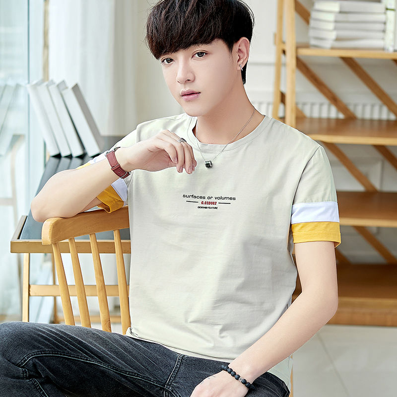 Summer trend new T-shirt autumn collection men's short-sleeved style details Picture