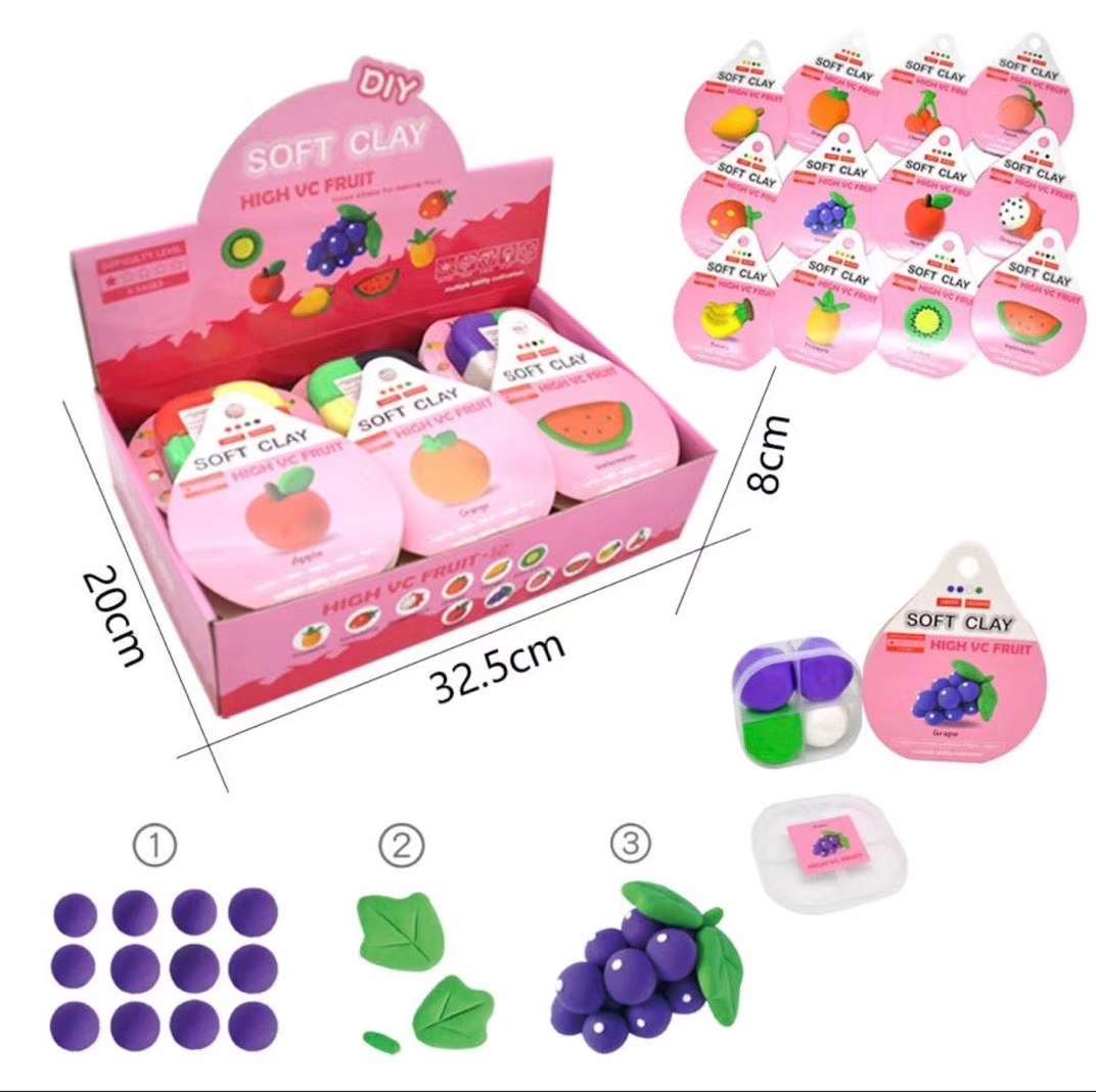 DIY造型粘土水果系列