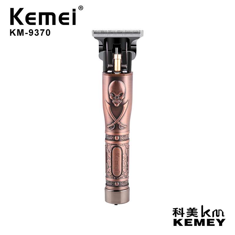 KM-9370理发剪镂空刀头设计USB充电