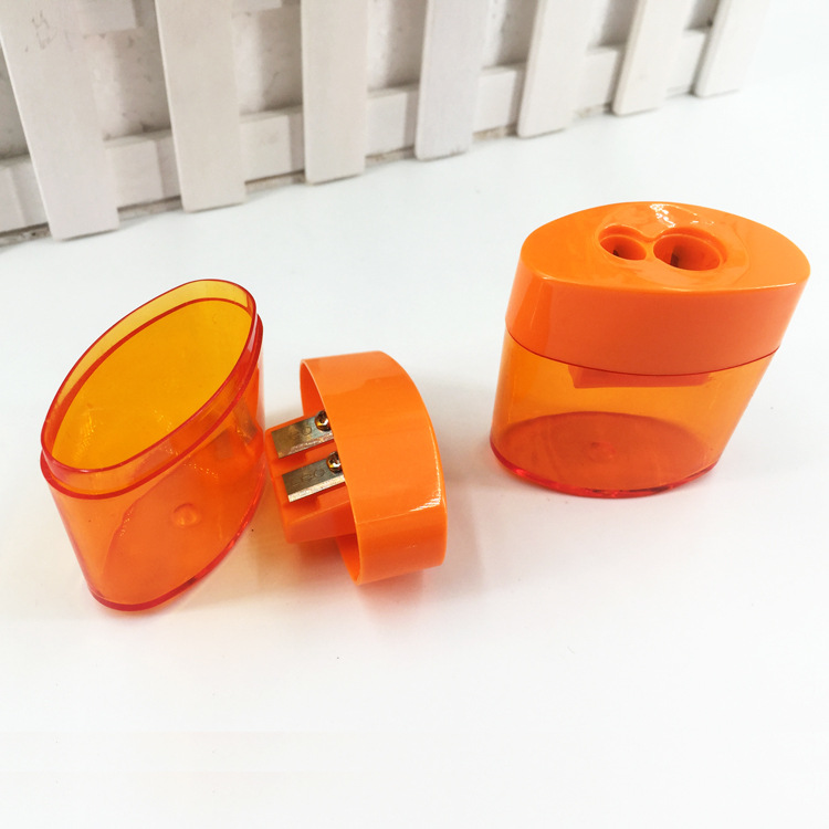 Factory direct sales of double-hole pencil sharpeners, plastic pencil sharpeners, and student prize stationery Specification image