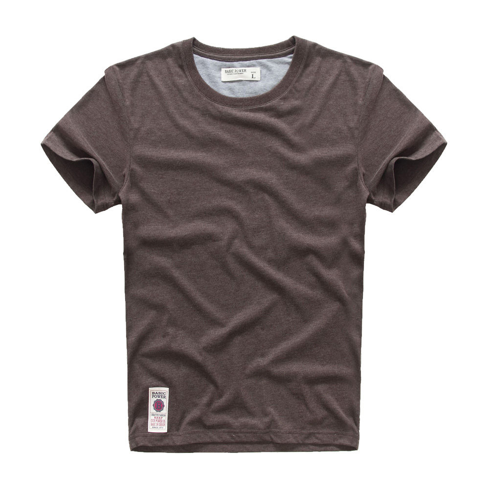 High-end men's T-shirt, slim, pure cotton, sweat-absorbing, quick-drying, trendy bestseller, comfortable