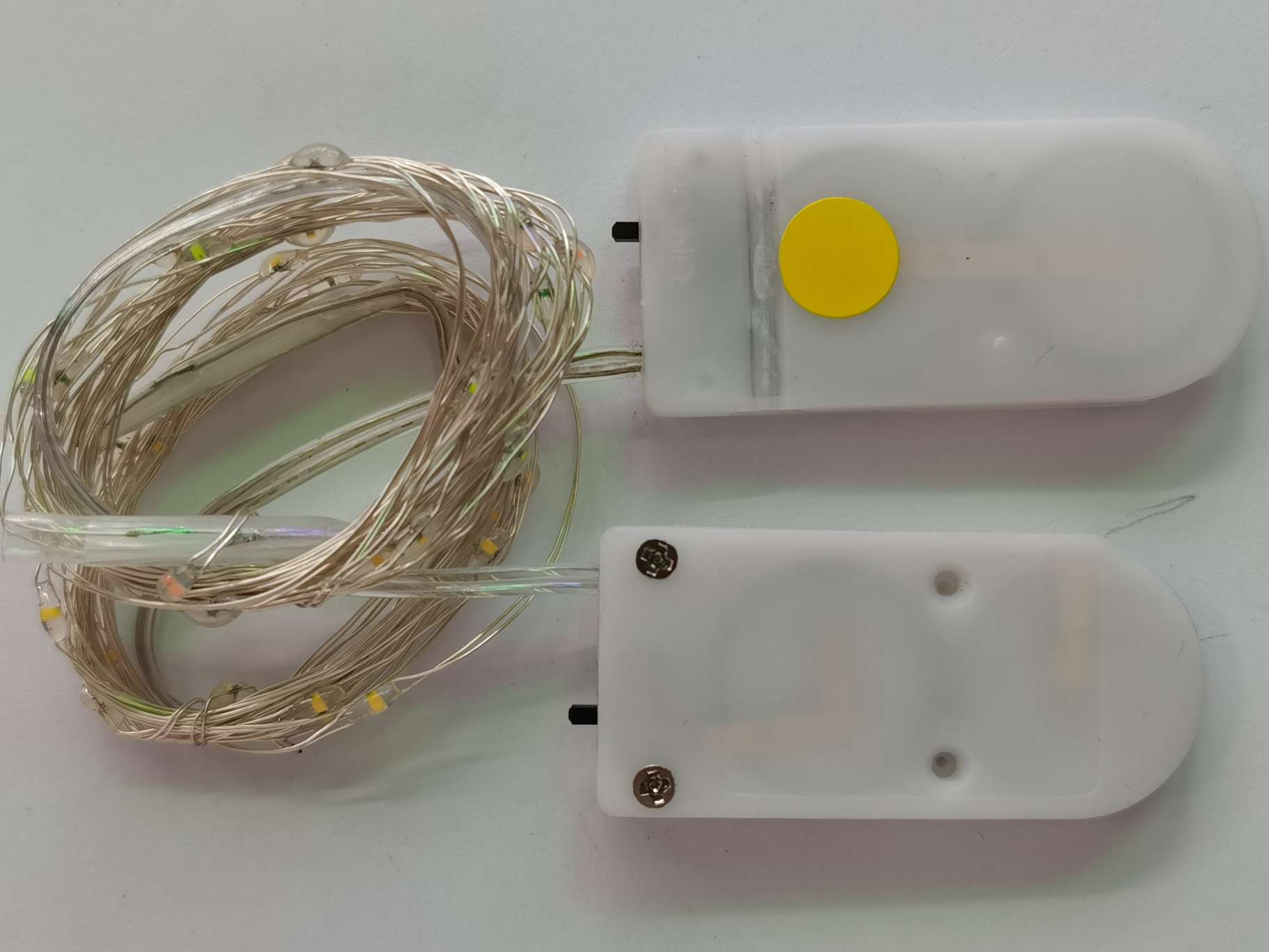 2032电子盒银线灯纽扣带电池白光鲜花蛋糕装饰彩灯详情图6