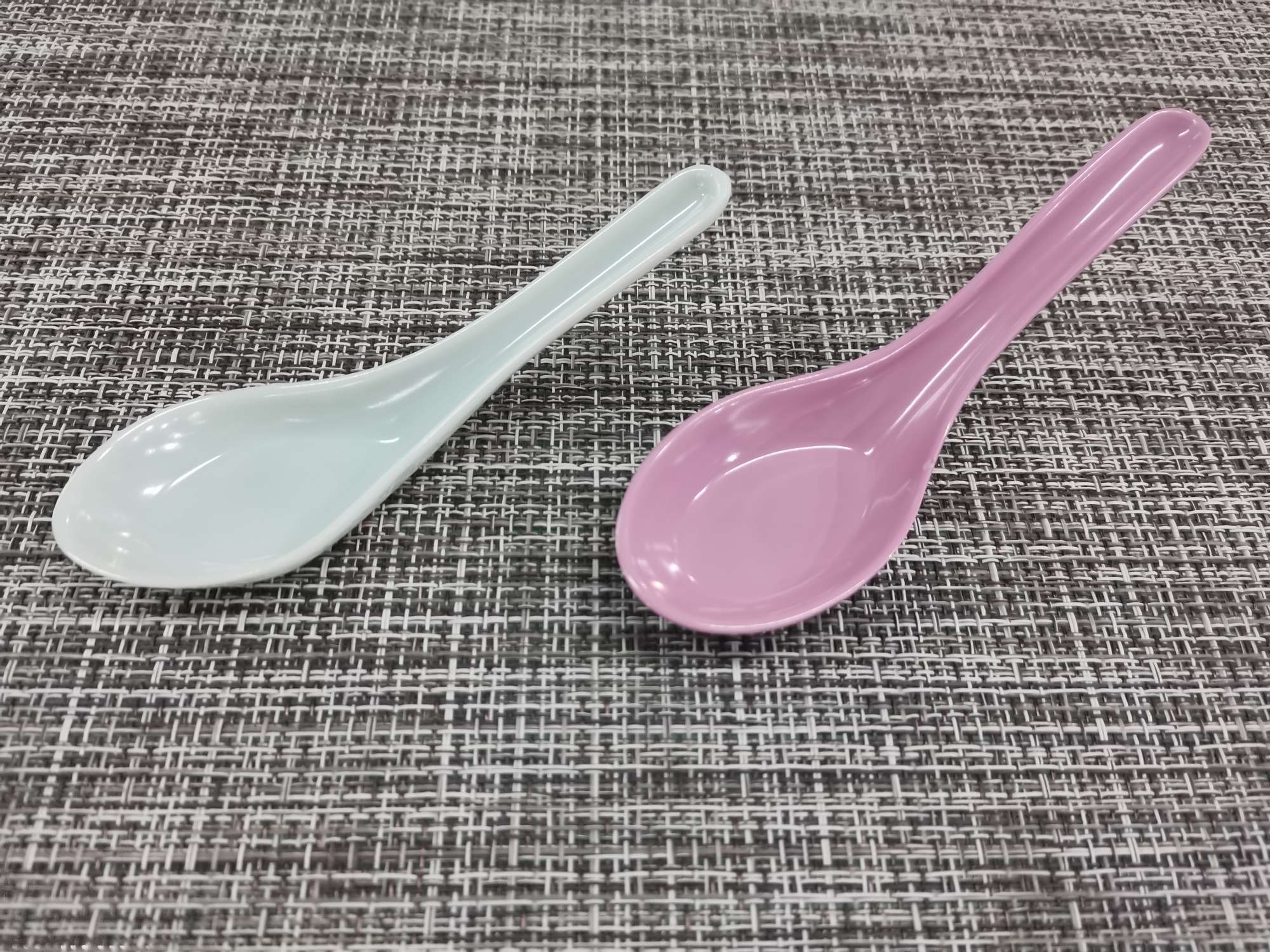 密胺小汤勺 短柄商用勺子 粥饭勺细节图