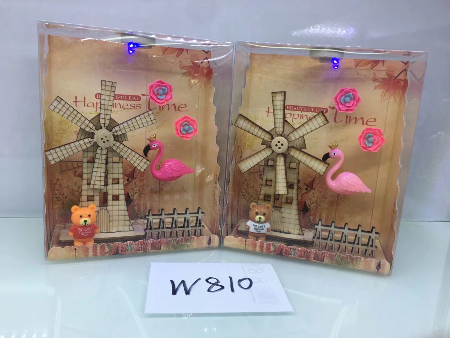 创意树脂熊礼盒生日礼物装饰小夜灯摆件