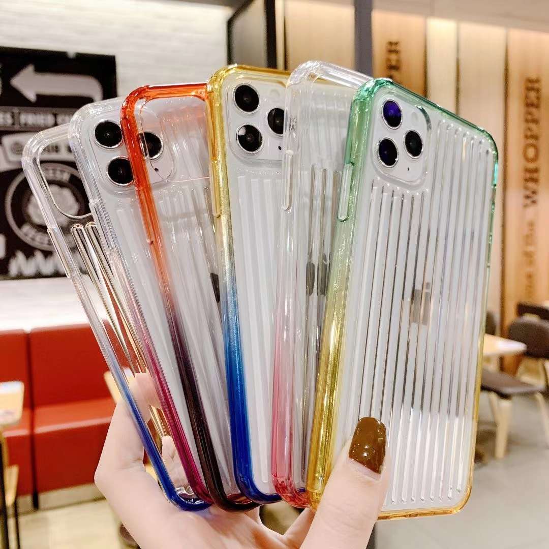 Edge gradient acrylic travel case phone case