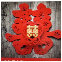 婚庆用品喜字结婚喜字贴婚房卧室装饰婚礼剪纸喜字门贴大门喜字贴9