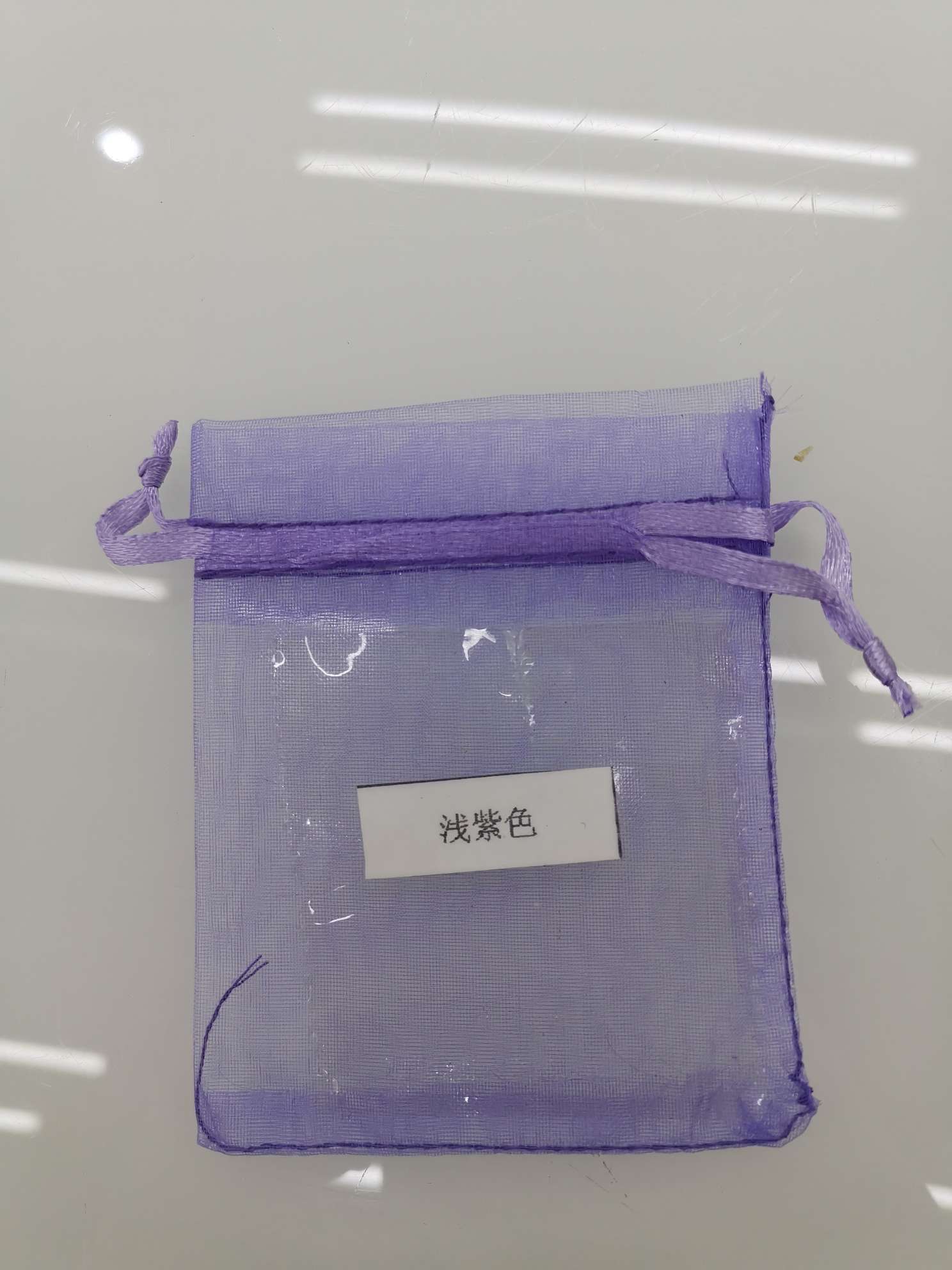 纱袋礼品袋10*15cm 浅紫色产品图