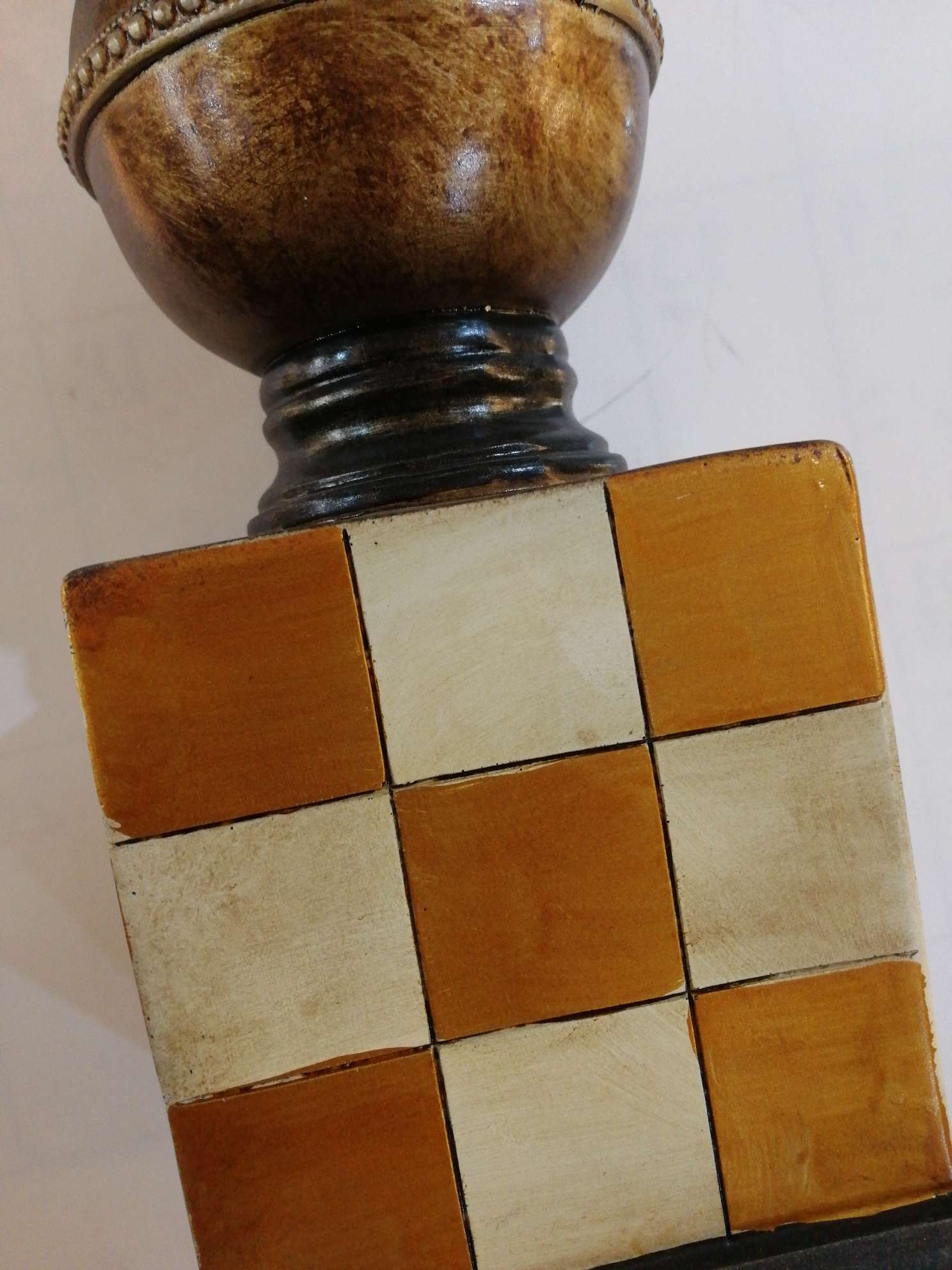 仿古象棋三件套 树脂工艺品摆件 办公室摆件 复古摆件产品图