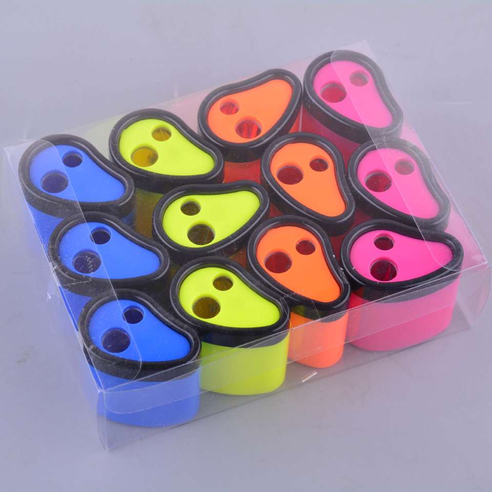 Factory direct sales of comma-shaped double-hole pencil sharpeners, office pencil sharpeners, with favorable prices Application Scenario