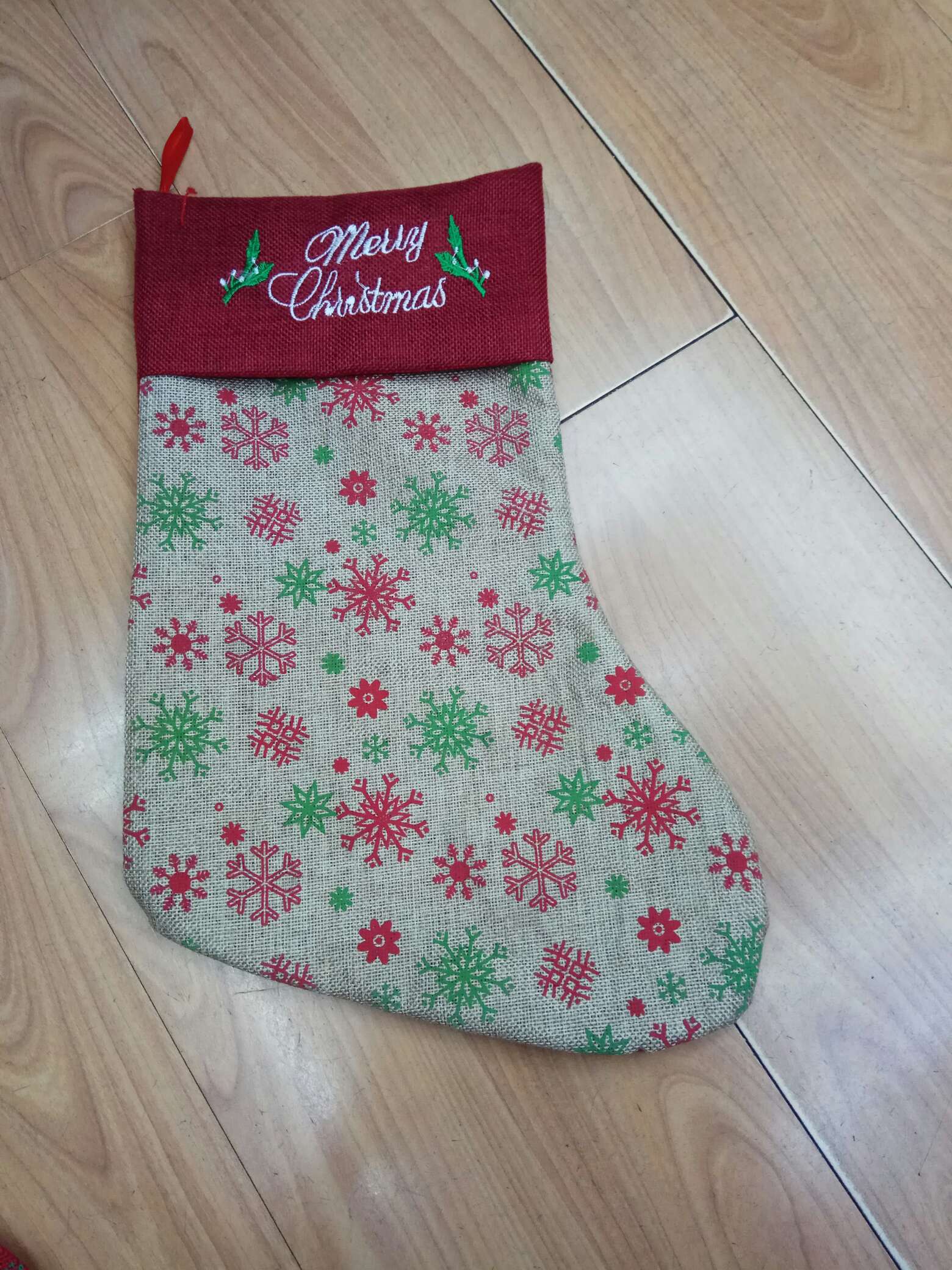 طبع ندف الثلج ❄ ️ مزخرف الانكليزية الجوارب